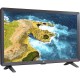 Телевизор ЖК 24" LG/ 24", HD, webOS Smart TV, Wi-Fi, DVB-T2/C/S2,  2.0ch 2х5W, 2хHDMI, 1хUSB, темно серый