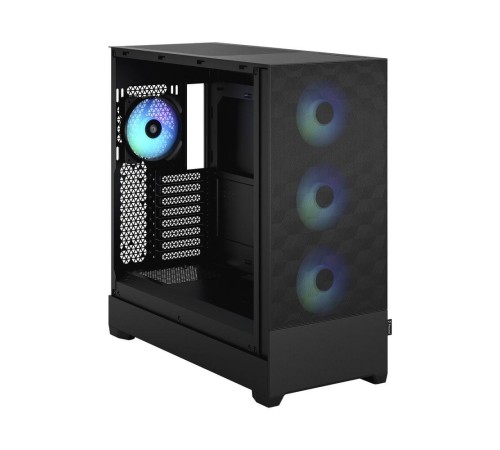 Корпус ПК без блока питания/ Case Fractal Design Pop XL Air RGB TG Clear Tint, Full-Tower, 4x120mm RGB, 2xUSB-A 3.2 E-ATX, ATX, mATX, mITX Black