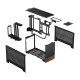 Корпус без блока питания/ Case Fractal Design Terra, Mini-Tower, no fans, 1xUSB-A 3.0 + 1xUSB 3.2 Type-C, SFX PSU Support, mITX Graphite
