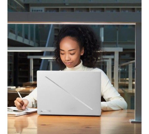 Ноутбук/ ASUS ROG Zephyrus G16 GA605KM-QR036 16"(2560x1600 OLED 240Hz)/AMD Ryzen AI 7 350(2Ghz)/32768Mb/1024PCISSDGb/noDVD/Ext:nVidia GeForce RTX 5060(8192Mb)/Cam/BT/WiFi/90WHr/war 1y/1.85kg/Platinum White/DOS + чехол