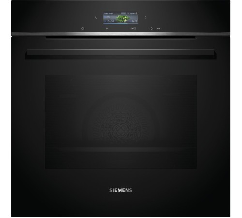 Встраиваемый духовой шкаф SIEMENS/ Электрический духовой шкаф с конвекцией, объем 71 л, 13 режимов, очистка пиролитическая + паровая, направляющие проволочные Встраиваемый духовой шкаф SIEMENS/ Электрический духовой шкаф с конвекцией, объем 71 л, 13 режимов, очистка пиролитическая + паровая, направляющие проволочные