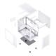 Корпус без блока питания/ Case JONSBO C6 MAX Handle, Mini-Tower, TG, no fan, 1xUSB-A 3.0 + 1xUSB-C 3.1, mATX, mITX White