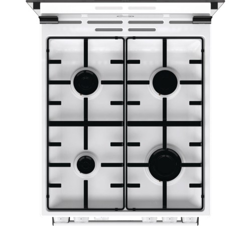 Плита GORENJE/ Тип плиты: газовая, Тип варочной поверхности: газовая, Цвет: белый, Ширина, см: 50