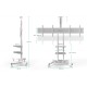 ONKRON мобильная стойка для ТВ 50"-86", макс 105.9кг, белая TS1881