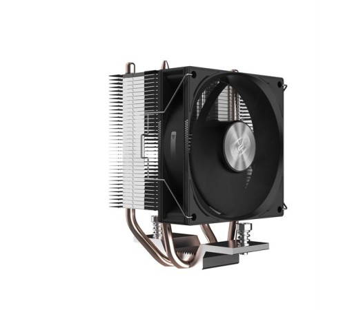 Кулер для процессора PCCooler R200 S115X/1200/1700/AM4/AM5 (TDP 110W, 90mm Non LED Fan, 2 тепловые трубки 6мм, 2200RPM, 28,3dBa)
