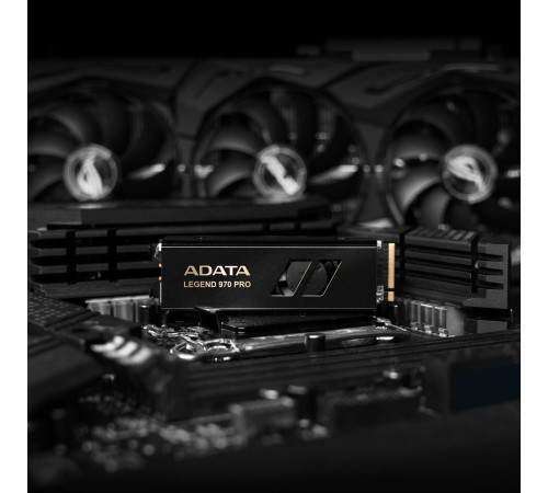 Твердотельный накопитель/ ADATA SSD LEGEND 970 PRO, 2000GB, M.2(22x80mm), NVMe 2.0, PCIe 5.0 x4, 3D NAND, R/W 14000/10000MB/s, IOPs 1 800 000/1 300 000, TBW 1480, DWPD 0.4, with Heat Sink (5 лет) Твердотельный накопитель/ ADATA SSD LEGEND 970 PRO, 2000GB, M.2(22x80mm), NVMe 2.0, PCIe 5.0 x4, 3D NAND, R/W 14000/10000MB/s, IOPs 1 800 000/1 300 000, TBW 1480, DWPD 0.4, with Heat Sink (5 лет)