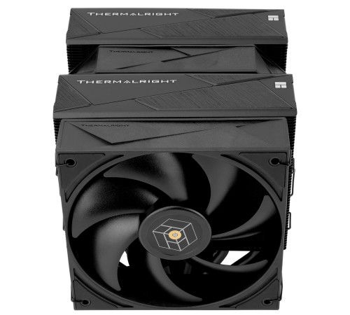 Кулер для процессора/ CPU Cooler Thermalright Royal Pretor 130 Black (4-pin PWM, 158mm, Ni/Cu, 6x6mm, 1x120+1x130mm, 80.45CFM/81.88CFM, 29.4dBA/28.3dBA, 2150PM/1750RPM, S: 1200, 1700, 1851, 2011, 2066, 115X, AM4, AM5, black) Кулер для процессора/ CPU Cooler Thermalright Royal Pretor 130 Black (4-pin PWM, 158mm, Ni/Cu, 6x6mm, 1x120+1x130mm, 80.45CFM/81.88CFM, 29.4dBA/28.3dBA, 2150PM/1750RPM, S: 1200, 1700, 1851, 2011, 2066, 115X, AM4, AM5, black)
