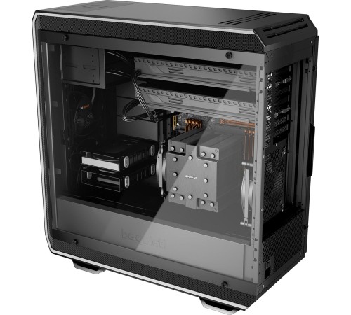 Корпус ПК без блока питания/ Case be quiet! DARK BASE PRO 900 rev.2, Full-Tower, TG, 3x140mm, 3xUSB-A 3.2, 1xUSB 3.2 Type-C, E-ATX, ATX, mATX, mITX Black/Silver