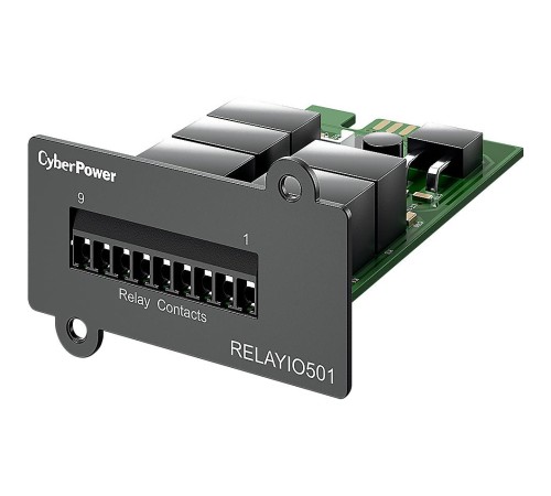 Релейная карта управления CyberPower RELAYIO501/ Dry contact relay card for OL, OLS, PR, OR series UPSs, 0.54x0.36x0.76m., 0.052kg. Релейная карта управления CyberPower RELAYIO501/ Dry contact relay card for OL, OLS, PR, OR series UPSs, 0.54x0.36x0.76m., 0.052kg.