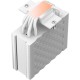 Кулер для процессора PCCooler RZ500 WH, 120mm FAN, 5 HEAT PIPES, 4-PIN PWM, 500-2200 RPM, 32 DBA, FDB BEARING, LGA 1851/1700/1200/115X, AMD AM5/AM4