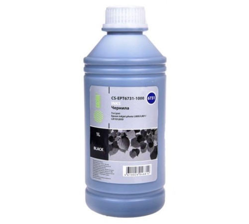 -/ Чернила Cactus CS-EPT6731-1000 T6731 черный 1000мл для Epson L800/L810/L850/L1800