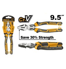 Плоскогубцы комбинированные с увеличенным рычагом HHCP28240,разм: 9,5 "/240 мм,Cr-V
