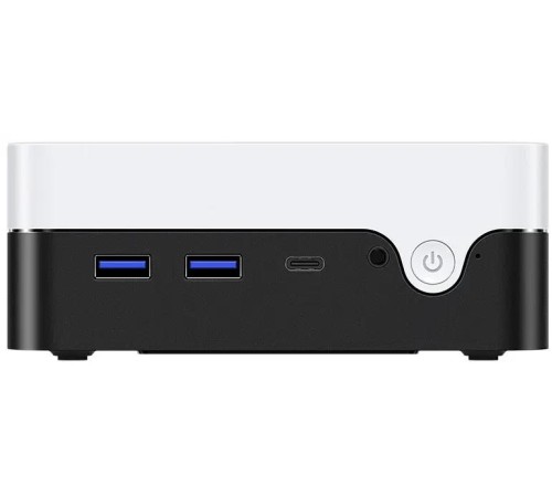 Компьютер Chuwi LarkBox X  Intel N-series N150(0.8Ghz)/12288Mb/512SSDGb/Int:Intel UHD Graphics/BT/WiFi/war 1y/0.4kg/Grey+White/Win11Home + USB2.0*2/USB3.2*2/Type-C*1/HDMI*1/DP*1/RJ45*2/WIFI6,BT5.2/bracket