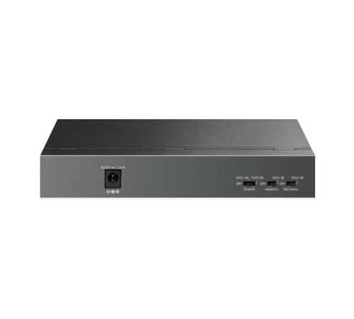 коммутатор TP-Link LS109P, 9-Port 10/100 Mbps Desktop Switch with 8-Port PoE+, 63 W, 250m