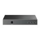 коммутатор TP-Link LS109P, 9-Port 10/100 Mbps Desktop Switch with 8-Port PoE+, 63 W, 250m