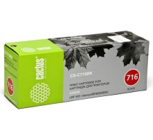 Картридж лазерный Cactus CS-C716BK 716 BK черный (2300стр.) для Canon i-Sensys MF8030/MF8030cn/MF8050/LBP 5050