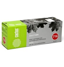 Картридж лазерный Cactus CS-C716BK 716 BK черный (2300стр.) для Canon i-Sensys MF8030/MF8030cn/MF8050/LBP 5050