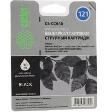 -/ Картридж струйный Cactus CS-CC640 №121 черный (6мл) для HP DJ D1663/D2563/D2663/D5563/F2423/F2483/F2
