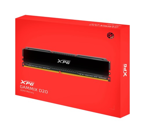 Модуль памяти ADATA 16GB (2 x 8Gb) DDR4 UDIMM, XPG GAMMIX D20, 3200MHz CL16-20-20, 1.35V, Черный Радиатор (Вскрытая упаковка) Модуль памяти ADATA 16GB (2 x 8Gb) DDR4 UDIMM, XPG GAMMIX D20, 3200MHz CL16-20-20, 1.35V, Черный Радиатор (Вскрытая упаковка)
