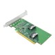 Адаптер для SSD/ PCIe x16 to Two SlimSAS SFF-8654 8i Adapter