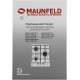 Газовая варочная панель MAUNFELD/ Газовая варочная панель MAUNFELD EGHS.43.3STS-ES, механическое управление, 3 конфорки, мощность конфорок 1000, 1700, 2600, электроподжиг, цвет нержавеющая сталь