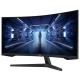 Монитор Samsung 34" Odyssey G5 C34G55TWWI VA curved 21:9 3440x1440x165Hz 1ms 2500:1 250cd 178/178 HDMI DP HDR FreeSync Premium VESA Black 2 years