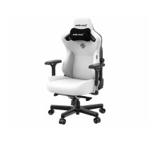 Кресло игровое Anda Seat Kaiser 3, цвет белый, размер XL (180кг), материал ПВХ (модель AD12)