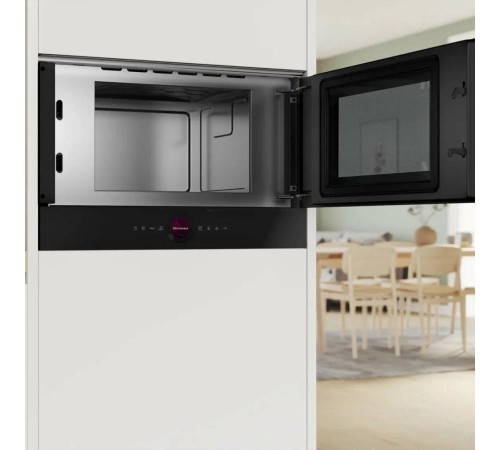Встраиваемые микроволновые печи BOSCH 900Вт, 5 режимов, инвертер, 21 л, черный, петли справа