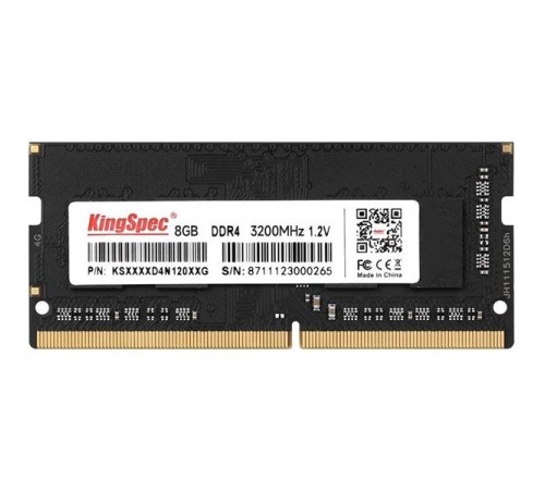 оперативная память Kingspec DDR4 SO-DIMM 8GB 3200MHz CL17 1x8GB 1.2V 260-pin