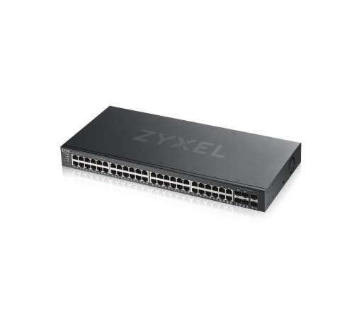 Коммутатор/ ZYXEL GS1920-48v2 Hybrid Smart switch ZYXEL Nebula Flex, 44xGE, 4xCombo (SFP/RJ-45), 2xSFP, Standalone / cloud management
