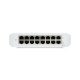 Коммутатор/ Wall-mountable, 16-port, Layer 2 PoE switch with a fanless cooling system.45W total PoE availability