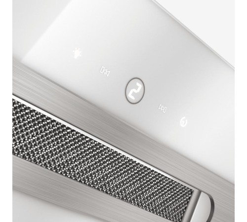Вытяжка Franke/ Best, Вытяжка наклонная STERLING 60 WH, 60 см, 1400 м3/ч, сенсорное управление, LED освещение, 69 дБ, Угольный фильтр Ф-10 (опция), цвет белый