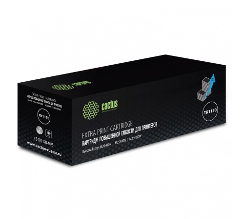 -/ Картридж лазерный Cactus CS-TK1170-MPS TK-1170 черный (12000стр.) для Kyocera Ecosys M2040dn/ M2540dn/M2640idw