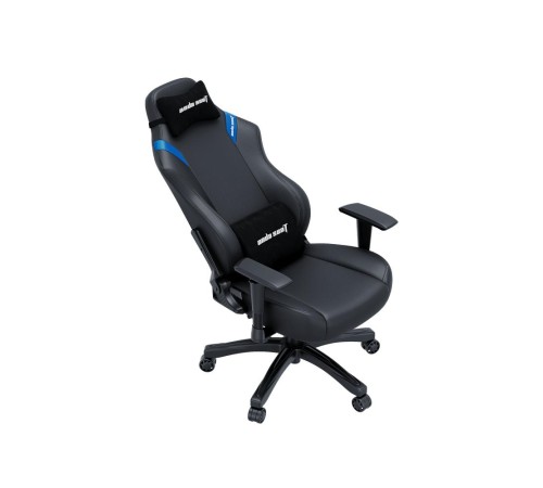 Кресло игровое Anda Seat Luna series цвет черный с синими вставками, размер L (110кг), материал ПВХ (модель AD18) Кресло игровое Anda Seat Luna series цвет черный с синими вставками, размер L (110кг), материал ПВХ (модель AD18)