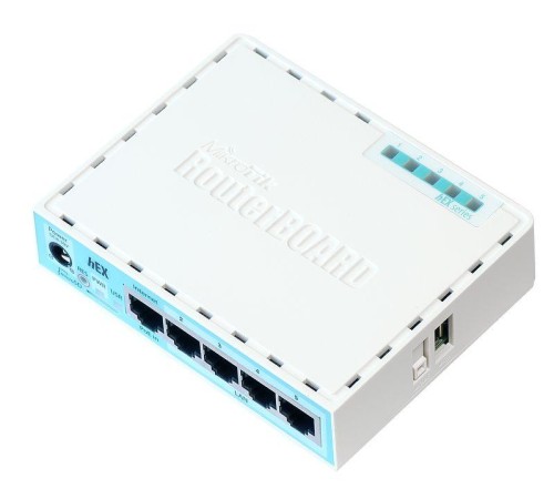 Маршрутизатор/ hEX 5x Gigabit Ethernet, Dual Core 880MHz CPU, 256MB RAM, USB, microSD, RouterOS L4 Маршрутизатор/ hEX 5x Gigabit Ethernet, Dual Core 880MHz CPU, 256MB RAM, USB, microSD, RouterOS L4