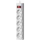 Сетевой фильтр ILS 351 1.8 м, белый, 5 розеток/ Surge protector Defender ILS 353 1.8 m, white, 5 outlets