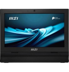 Моноблок MSI PRO AP162T ADL AiO 15,6" FHD(1920x1080) IPS AG Single Touch,Intel N100 (0.8GHz),4Gb DDR4,128GB SSD,2*COM port,VGA,Intel UHD,WiFi,BT,camera,Wired KB&mouse Eng/Rus,noOS,1y war-ty,Black