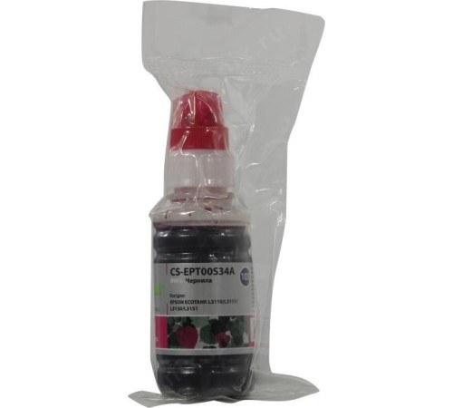 -/ Чернила Cactus CS-EPT00S34A 103M пурпурный 70мл для Epson L1110 Ecotank/L3100/L3101/L3110/L3150/L315