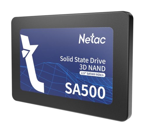 SSD накопитель Netac SSD SA500 512GB 2.5 SATAIII 3D NAND, R/W up to 520/450MB/s, TBW 240TB, 3y wty SSD накопитель Netac SSD SA500 512GB 2.5 SATAIII 3D NAND, R/W up to 520/450MB/s, TBW 240TB, 3y wty