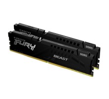 Оперативная память Kingston 32GB 5600MT/s DDR5 CL40 DIMM kit (2x16GB) FURY Beast Black XMP