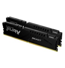 Оперативная память Kingston 32GB 5600MT/s DDR5 CL40 DIMM kit (2x16GB) FURY Beast Black XMP
