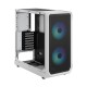 Корпус ПК без блока питания/ Case Fractal Design Focus 2 RGB, Midi-Tower, 2x140mm RGB, 2xUSB-A 3.2 ATX, mATX, mITX White