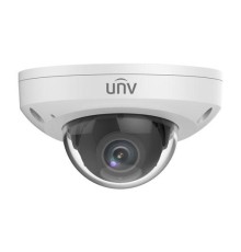 Камера Uniview Видеокамера IP купольная антивандальная, 1/2.8" 2 Мп КМОП @ 30 к/с, ИК-подсветка до 30м., LightHunter 0.001 Лк @F1.6, объектив 2.8 мм, WDR, 2D/3D DNR, Ultra 265, H.265, H.264, MJPEG, 3 потока,