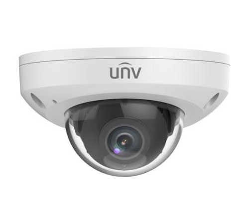 Камера Uniview Видеокамера IP купольная антивандальная, 1/2.8" 2 Мп КМОП @ 30 к/с, ИК-подсветка до 30м., LightHunter 0.001 Лк @F1.6, объектив 2.8 мм, WDR, 2D/3D DNR, Ultra 265, H.265, H.264, MJPEG, 3 потока,
