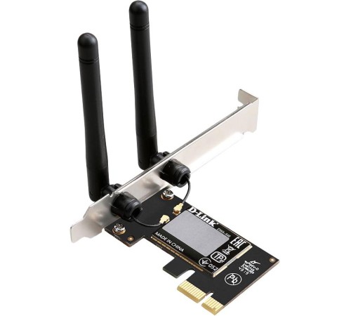 Сетевой адаптер/ DWA-548/10,DWA-548/10/C N300 Wi-Fi PCI Express Adapter, 2x2dBi detachable antennas, 10pcs/pack