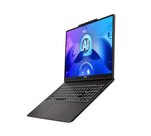 Ноутбук без сумки MSI Venture 16 AI A1MG Ultra7 155H 16" 16:10 2K OLED (2048*1280) 120Hz DDR5 16GB (8GB*2),1TB SSD,Intel Arc Graphics ,55.2Whr,1,9kg,1y,Dos,Solid Gray