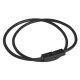 Greenconnect Удлинитель 1.0m v2.0 HDMI-HDMI черный, OD7.3mm, 28/28 AWG, позолоченные контакты, Ethernet 18.0 Гбит/с, 19M / 19F, GCR-HMFR6-BB3S-1m, тройной экран