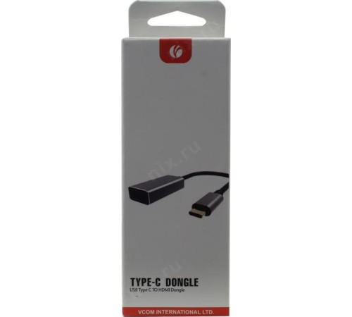 Aдаптер/ Aдаптер USB 3.1 Type-Cm -->HDMI A(f) 4K@30Hz, Aluminum Shell, VCOM<CU423MB>