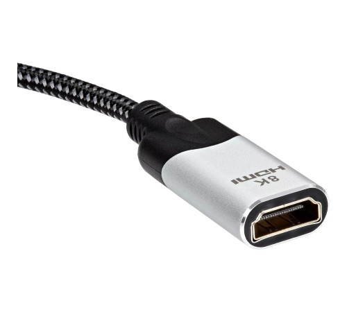Адаптер/ Адаптер DisplayPort(M) ---> HDMI(F) 0.15m 8K@60Hz VCOM <CG6218M-0.15> Адаптер/ Адаптер DisplayPort(M) ---> HDMI(F) 0.15m 8K@60Hz VCOM <CG6218M-0.15>