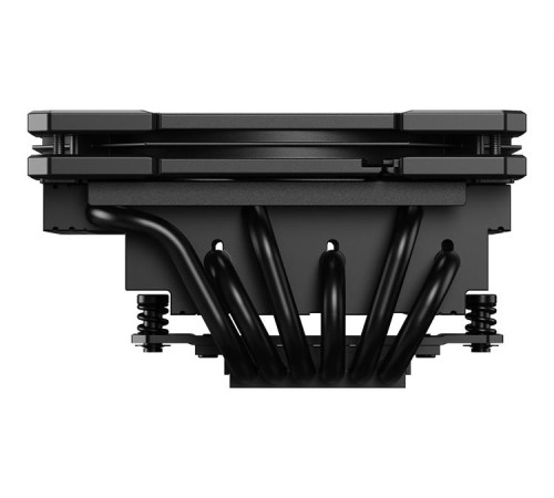Кулер для процессора ID-COOLING IS-67-XT BLACK LGA1700/1200/115X/AM5/AM4 низкопрофильный высота 67mm (18шт/кор, TDP 150W, PWM, 6 тепл.трубок + медная база, FAN 120mm) BOX